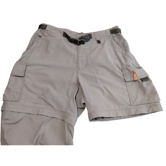 REI Convertible Hiking Pants Mid Rise Tapered Leg Lightweight Gray Womens Sz 6P - Picture 5 of 9